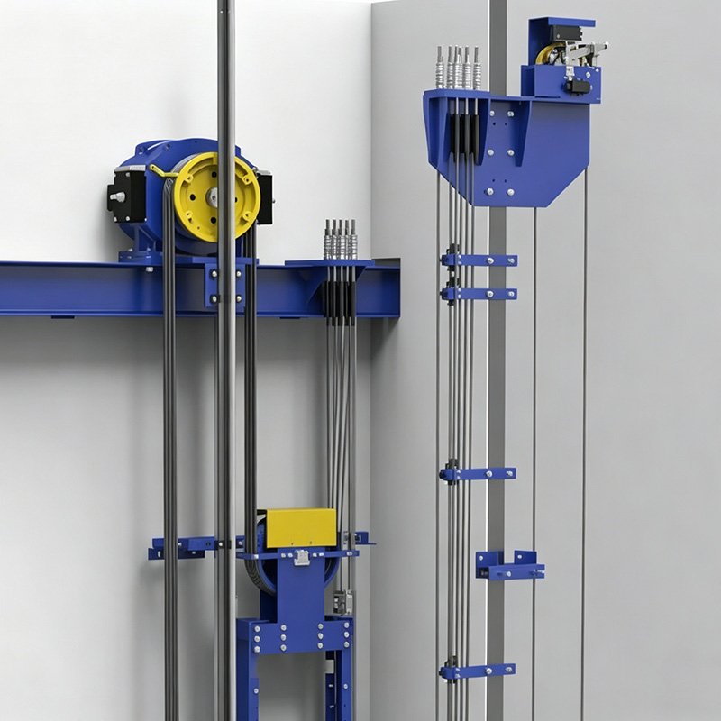 Machine Roomless Elevator Structure (2)